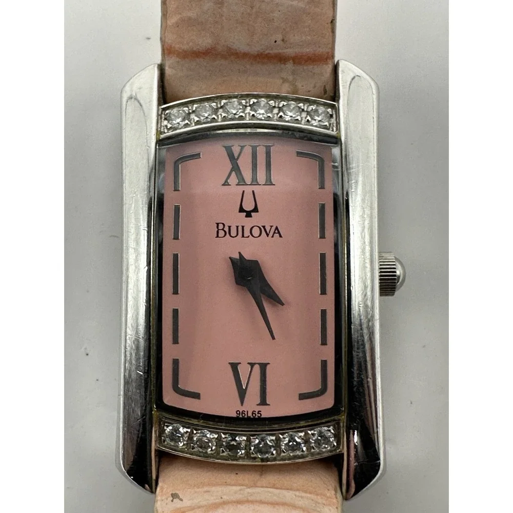 Bulova 96L65 Ladies Watch New Battery 17MM 6.75